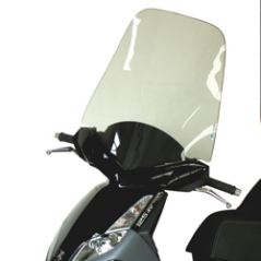 Secdem screens Secdem Wind shields L: 58 cm PEUGEOT PEUGEOT 125/250 GEOPOLIS 06/09, Clear | PE006PBIN | sec_PE006PBIN | euronetbike-net