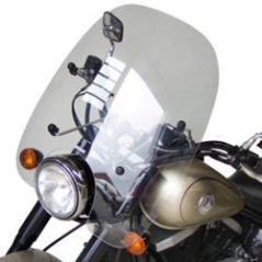 Secdem screens Secdem Wind shields UNIVERSEL MILWAUKEE silver 3, Smoky-grey | ST009PBFG | sec_ST009PBFG | euronetbike-net