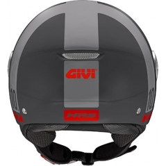 GIVI Parts Givi 10.7 MINI-J CONCEPT, Matt dark grey / grey / red, Size M | H107FCPGR58 | givi_H107FCPGR58 | euronetbike-net