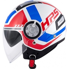 GIVI Parts Givi 11.1 AIR JET-R CLASS, White / red / blue, Size M | H111FCLWB58 | givi_H111FCLWB58 | euronetbike-net