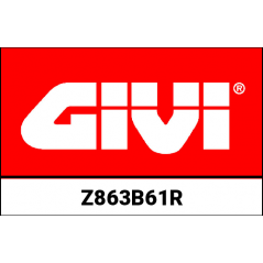 GIVI Parts Givi Gray lining for HPS HX08F flip-up helmet Gr. XL | Z863B61R | givi_Z863B61R | euronetbike-net