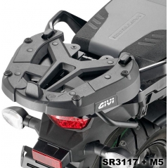 GIVI Parts Givi SR3117 Suzuki DL 1050 V-Strom Rear Rack specific for Monokey top case | SR3117 | givi_SR3117 | euronetbike-net