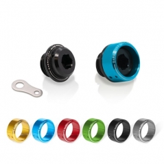 BARRACUDA Barracuda Oil Cap Ø28 Silver | 28-102-INS-A | bar_28-102-INS-A | euronetbike-net