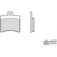 Brembo BREMBO Brake Pads 07020CC Carbon Ceramic | 07020CC | brem_07020CC | euronetbike-net