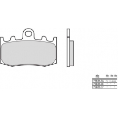 Brembo BREMBO Brake Pads 07BB26LA Sintered Metal | 07BB26LA | brem_07BB26LA | euronetbike-net