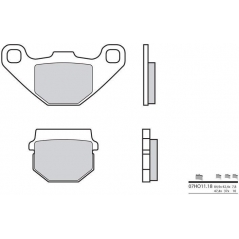 Brembo BREMBO Brake Pads 07HO1118 Organic | 07HO1118 | brem_07HO1118 | euronetbike-net