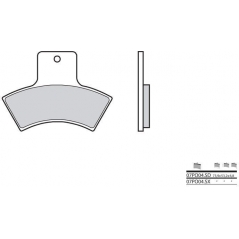 Brembo BREMBO Brake Pads 07PO04SD Sintered Metal | 07PO04SD | brem_07PO04SD | euronetbike-net