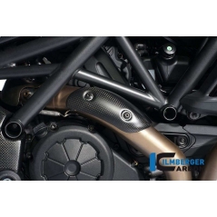 Ilmberger Carbon Ilmberger Exhaust Protection on the Manifold Carbon - Ducati Diavel | ilm_AHK_020_DIAVE_K | euronetbike-net