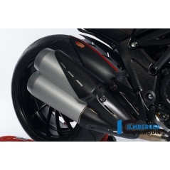 Ilmberger Carbon Ilmberger Side Exhaust Protector Carbon - Ducati Diavel | ilm_AHS_003_DIAVE_K | euronetbike-net