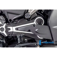 Ilmberger Carbon Ilmberger Air intake on belt cover matt Ducati XDiavel'16 | ilm_LKZ_108_XD16M_K | euronetbike-net