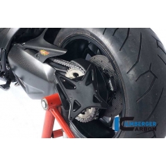 Ilmberger Carbon Ilmberger Numberplateholder incl rear Sprocket Protection Carbon - Ducati Diavel | ilm_NHO_023_DIAVE_K | euronetbike-net