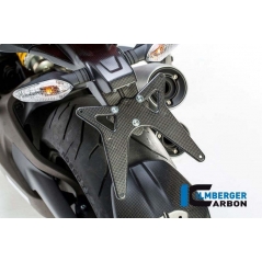 Ilmberger Carbon Ilmberger Number Plate Holder Carbon Ducati Monster 1200 / 1200 S matt surface | ilm_NHO_114_D12MM_K | euronetbike-net