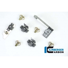 Ilmberger Carbon Ilmberger Race Fairing Holder Kit (4parts for Sidepanels and Bellypan) - BMW S 1000 RR (from 2015) | ilm_VHK_351_S1R15_K | euronetbike-net