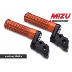 MIZU Mizu Flex Race driver's footpeg, including ABE, Black/Orange | 409SO2210017 | mizu_409SO2210017 | euronetbike-net