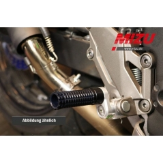 MIZU Mizu Flex Race driver's footpeg, including ABE, Silver/Black | 409TS2210005 | mizu_409TS2210005 | euronetbike-net
