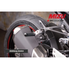 MIZU Mizu Flex Race passenger's footpeg, including ABE, Silver/Black | 409TS3320005 | mizu_409TS3320005 | euronetbike-net