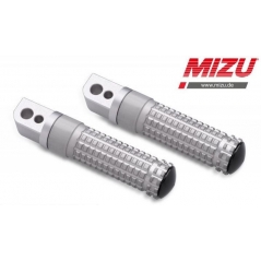 MIZU Mizu Race passenger's footpeg, including ABE, Silver/Silver | 409TT1120035 | mizu_409TT1120035 | euronetbike-net