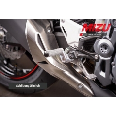 MIZU Mizu Flex Race driver's footpeg, including ABE, Silver/Silver | 409TT3310028 | mizu_409TT3310028 | euronetbike-net