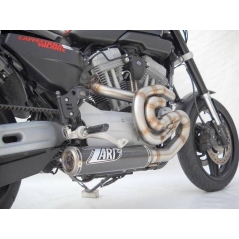 Zard exhaust Zard 2＞1 STAINLESS STEEL HEADERS KIT + CARBON RACING SLIP-ON for HARLEY DAVIDSON XR 1200 (2009-2012) | ZHD513SKR-C | zar_ZHD513SKR-C | euronetbike-net
