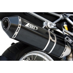 Zard exhaust Zard STAINLESS STEEL RACING SLIP-ON WITH CARBON END-CAP for KTM 1050/1190/1290 ADVENTURE (2013-2016) | ZKTM225SSR | zar_ZKTM225SSR | euronetbike-net
