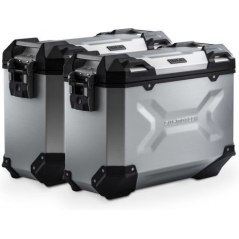 SW-Motech SW-Motech TRAX ADV aluminum case system. Silver. 37/37 l. Yamaha XT 660 X / R (04-16). | KFT.06.282.70000/S | sw_KFT_06_282_70000S | euronetbike-net