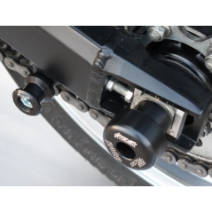 GSG Crash-pads Axle-Crashpads for Kawasaki Z 1000 03-06 Rear wheel fixation on hollow-axle-bolts | gsg_28-49-400 | euronetbike-net
