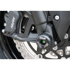 GSG Crash-pads Axle-Crashpads for Kawasaki Z 1000 03-06 / 07-09 Front wheel fixation on hollow-axle-bolts | gsg_40-37-295 | euronetbike-net