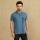 Genuine Apparel ROYAL ENFIELD Classic Badge Polo - Vintage Blue | re_RLATSA230403 | euronetbike-net