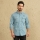 Genuine Apparel ROYAL ENFIELD The Herringblend Shirt - Blue | re_RLASHA230068 | euronetbike-net