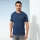 Genuine Apparel ROYAL ENFIELD Peak Pursuit Creneck T-Shirt - Navy | re_RLATSA230565 | euronetbike-net