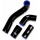 SAMCO SPORT Samco Sport MV Agusta Brutale 1090 2013 - 2018 4 Piece Samco Sport Silicone Radiator Coolant Hose Kit | AGU-5-BK | samco_AGU-5-BK | euronetbike-net