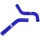 SAMCO SPORT Samco Sport Yamaha YFZ / YFM 450 R 2009-2013 2 Piece Samco Sport Silicone Radiator Coolant Hose Kit | YAM-42-BU | samco_YAM-42-BU | euronetbike-net