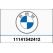 BMW OEM Parts BMW Badge (order 2 of) | 11141542412 | bm_11141542412 | euronetbike-net