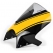 Pyramid Plastics parts Pyramid Fly Screen | Metallic Diablo Black/Metallic Yellow (Yellow Ball Scheme) | Kawasaki Z 900 RS SE 2022> | 23500P | pyr_23500P | euronetbike-net