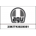 AGV AGV KIT PLASTIC SCREWS PRO SPOILER/SPOILER BIPLANO (3pcs) BLACK | 20KIT93020001 | agv_20KIT93020-001 | euronetbike-net