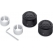 Harley-Davidson Harley-Davidson Willie G Skull Front Axle Nut Covers, Black | 43000096 | hd_43000096 | euronetbike-net