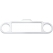 Harley-Davidson Harley-Davidson Radio and Gauge Faceplate Trim, Chrome | 74612-06 | hd_74612-06 | euronetbike-net