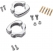 Harley-Davidson Harley-Davidson Front Turn Signal Relocation Kit, Chrome | 68952-98 | hd_68952-98 | euronetbike-net