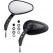 Harley-Davidson Harley-Davidson Buckshot Mirrors, Black | 92416-08 | hd_92416-08 | euronetbike-net