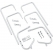 Harley-Davidson Harley-Davidson Twin Rail Chrome Saddlebag Guard Kit, Chrome | 91216-97 | hd_91216-97 | euronetbike-net