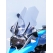 Powerbronze parts Powerbronze Flip Screens, FROSTED STEALTH GREY for BMW ,R1200GS, 13-18 ,R1200GS ADVENTURE, 14-18 ,R1250GS, 19 (465 MM) | 420-B122-019 | pb_420-B122-019 | euronetbike-net