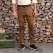 Genuine Apparel ROYAL ENFIELD Airborne Jogger - Brown | re_RLATRS231336 | euronetbike-net