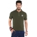 Genuine Apparel ROYAL ENFIELD Ride On Polo T-Shirt-Olive | re_RLATSM000676 | euronetbike-net