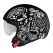 Nexx helmets Nexx Helmet Y.10 ARTVILLE BLACK/WHITE | 01Y1001378012 | nexx_01Y1001378012-2XL | euronetbike-net