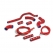 SAMCO SPORT Samco Sport OEM Replacement Silicone Radiator Coolant Hose Kit Red, Aprilia RSV4 / RF / RR 2009 - 2025 10 Piece | APR-6-RD | samco_APR-6-RD | euronetbike-net