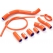 SAMCO SPORT Samco Sport KTM 950 Superenduro R 2007 - 2009 9 Piece Samco Sport Silicone Radiator Coolant Hose Kit | KTM-12-OR | samco_KTM-12-OR | euronetbike-net