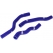 SAMCO SPORT Samco Sport Yamaha XTZ 750 Super Tenere 1989 - 1997 3 Piece Samco Sport Silicone Radiator Coolant Hose Kit | YAM-41-BU | samco_YAM-41-BU | euronetbike-net