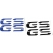 Hornig BMW parts Hornig GS stickers blue | GS-LCblau | HG_GS-LCblau | euronetbike-net