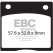 EBC brakes EBC-Brakes British Made KevlarÂ® Organic FA Series Brake Pads to fit Rear Right | ebc_FA036 | euronetbike-net