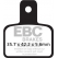 EBC brakes EBC-Brakes British Made KevlarÂ® Organic FA Series Brake Pads to fit Rear Right | ebc_FA495 | euronetbike-net